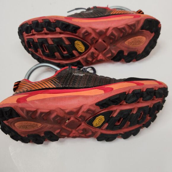 Hoka One One Womens Evo Mafate 2 Low Top Matryx Vibram Sole Lace Up Sneakers 6.5 - Picture 5 of 7